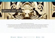 Tablet Screenshot of llibreriasantjordi.com